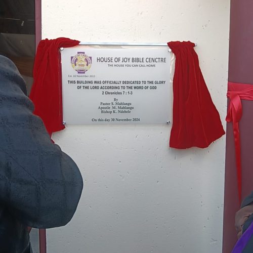dedication of building